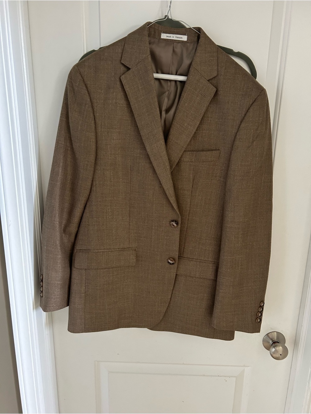 Chaps Brown Notch Lapel Sport Coat
